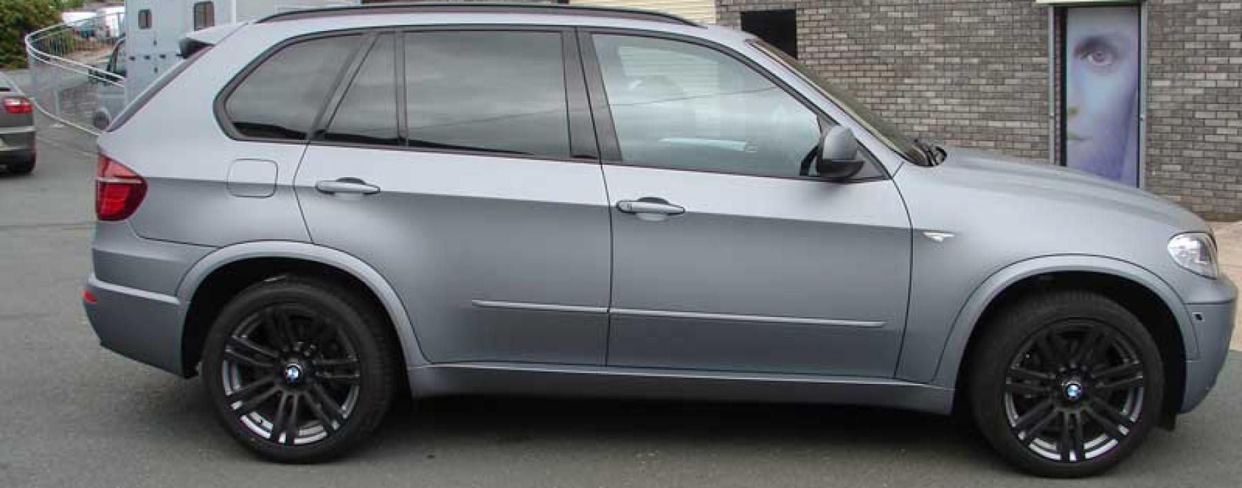BMW X5 Matte Grey Colour Change Wrap AstSigns
